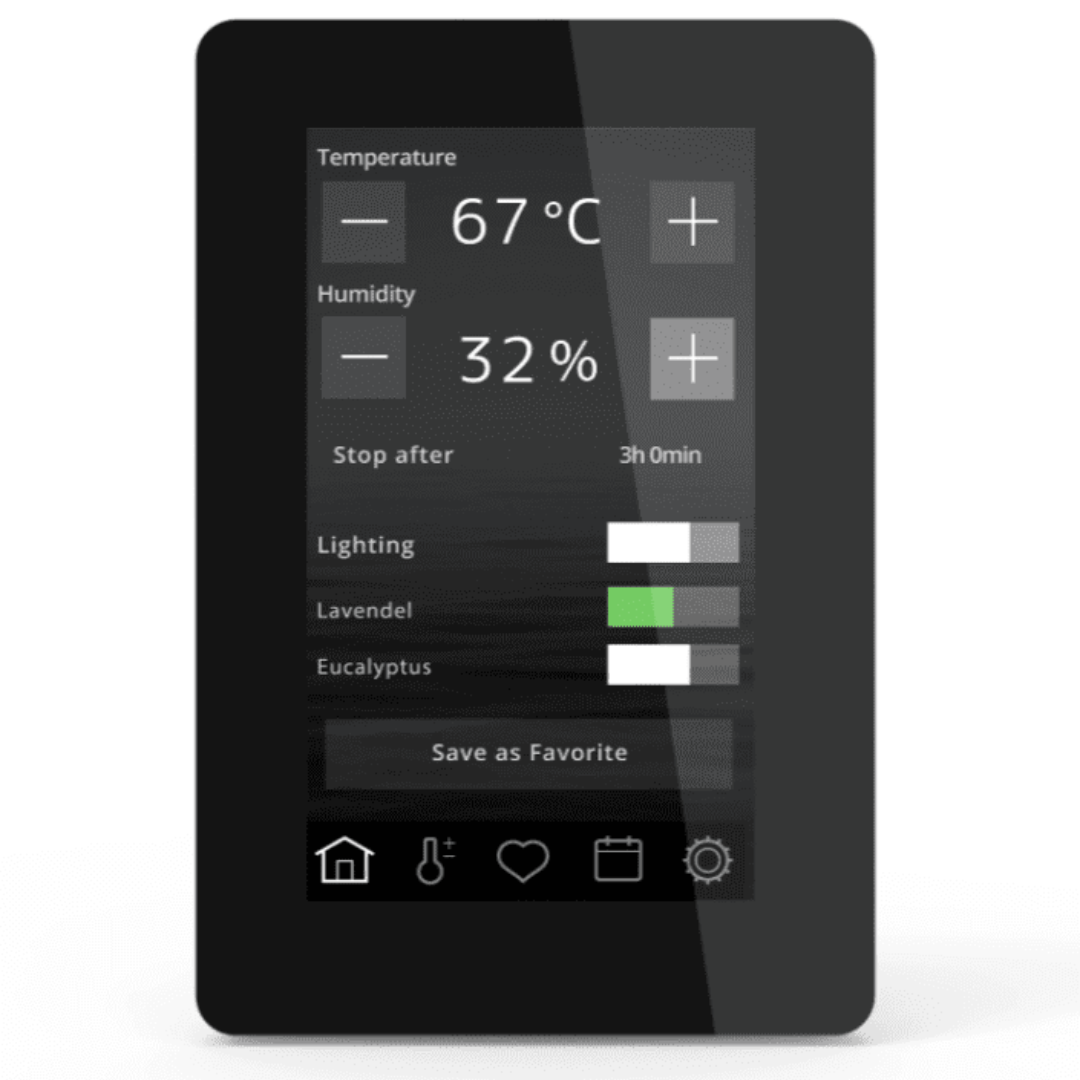 Elite Free Control Panel for Sauna Heaters by Helo